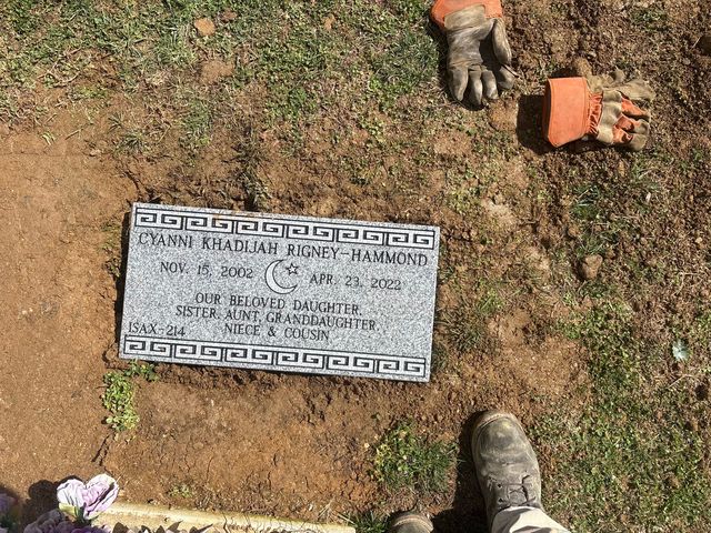 Flat & bevel marker made by Tri-State Monument Company