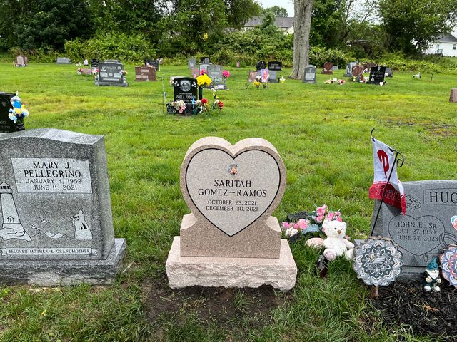Upright monument made by Tri-State Monument Company